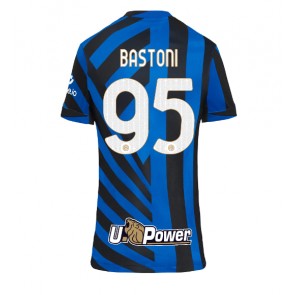 Inter Milan Alessandro Bastoni #95 Dámské Domácí Dres 2024-25 Krátký Rukáv